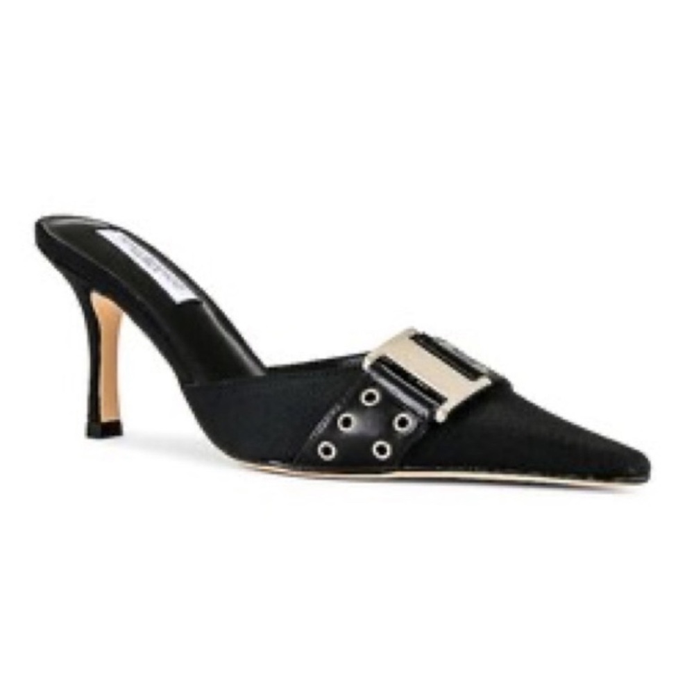 Tony Bianco-Samma Mule in Black Grosgrain